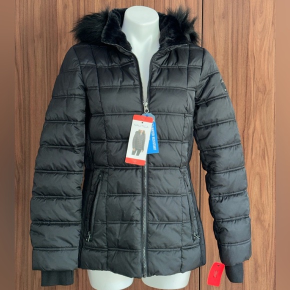 NWT. Nautical Ladies, Puffer Jacket Black Size M - Picture 1 of 12